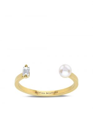 Pöttyös gyűrű gyöngyökkel Delfina Delettrez