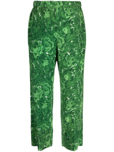 Mustriline püksid N°21 roheline