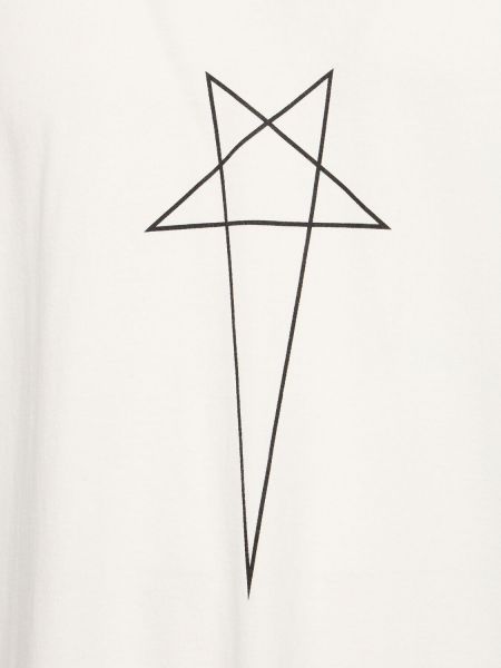 Camiseta de algodón Rick Owens Drkshdw negro