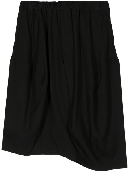 Volnene bermuda kratke hlače Black Comme Des Garçons črna