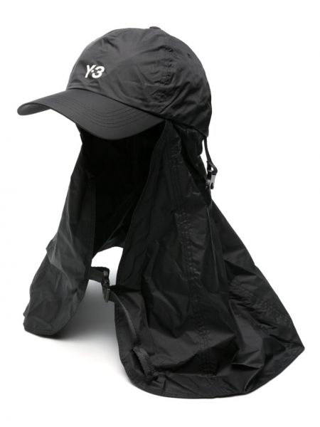 Cappello con visiera di nylon Y-3 nero