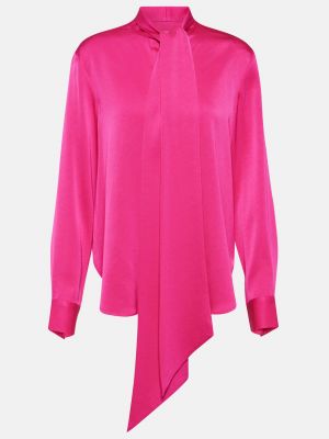 Блузка из крепа Alex Perry розовая