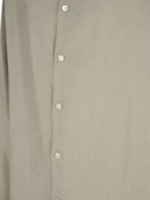 Camisa de seda Lemaire gris
