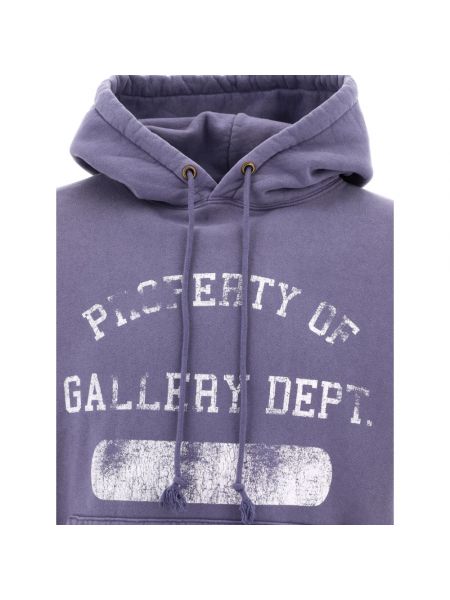 Sudadera con capucha de algodón Gallery Dept. violeta