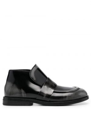 Δερμάτινα loafers Marsell μαύρο