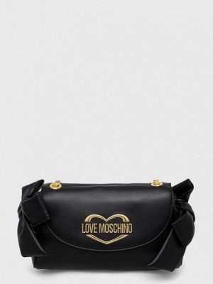 Черная сумка шоппер Love Moschino