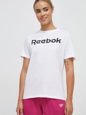 Памучна тениска Reebok бяло