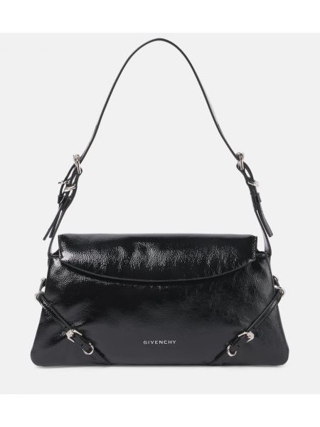 Lær mini bag Givenchy svart