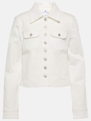 Giacca di jeans Courrèges bianco