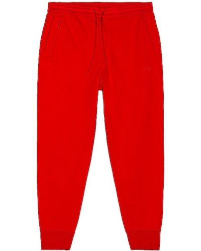 Červené kalhoty Y-3 Yohji Yamamoto
