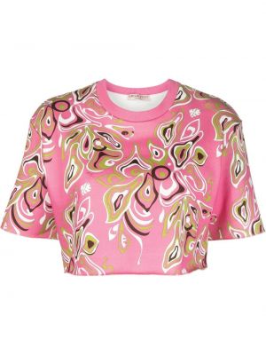 Trykt t-skjorte Pucci rosa