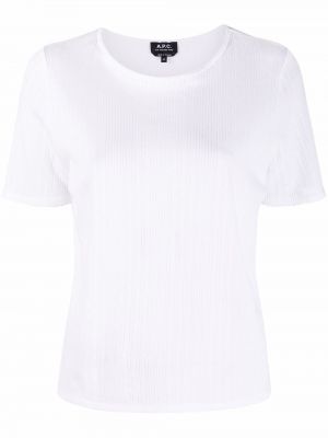 Camiseta de encaje A.p.c. blanco
