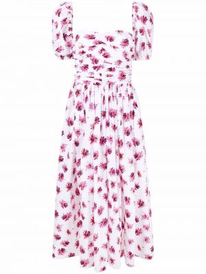 Trykt floral dress Msgm hvit