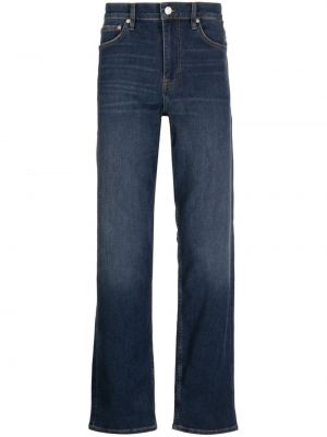 Bavlnené džínsy s rovným strihom Frame modrá
