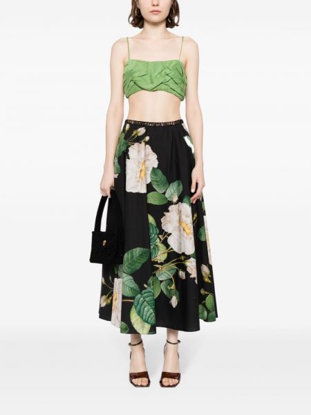 Květinové bavlněné sukně s potiskem Giambattista Valli
