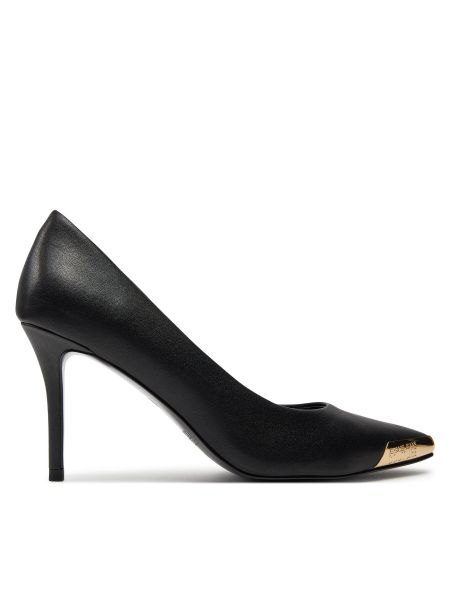 Chaussures de ville à talons à talon aiguille Versace Jeans Couture noir