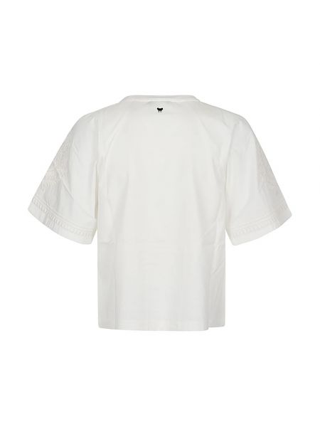 Camiseta de algodón Max Mara Weekend blanco