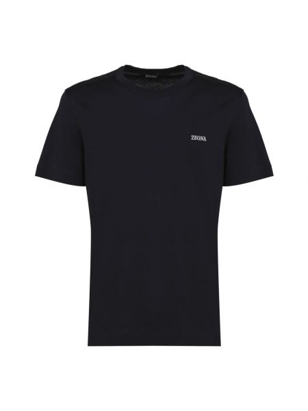 T-shirt mit kurzen ärmeln Ermenegildo Zegna schwarz