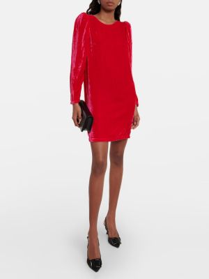 Aksamitna sukienka Velvet czerwona