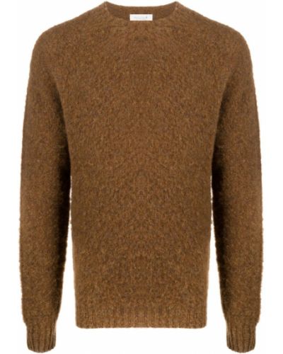 Jersey de tela jersey de cuello redondo Mackintosh marrón