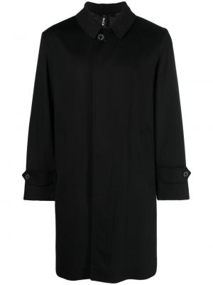 Gyapjú kabát Mackintosh fekete