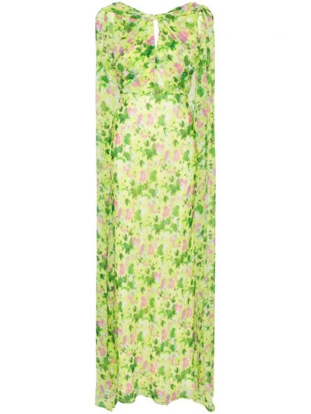 Ίσιο φόρεμα Saloni πράσινο