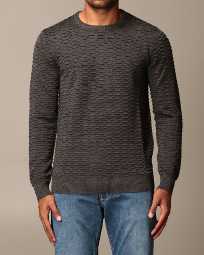 Серый свитер Emporio Armani