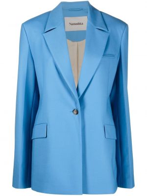 Oversize blazer Nanushka blau