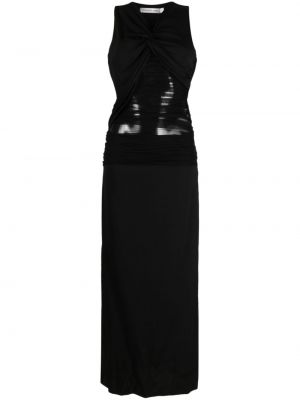 Κοκτέιλ φόρεμα από τούλι Christopher Esber μαύρο