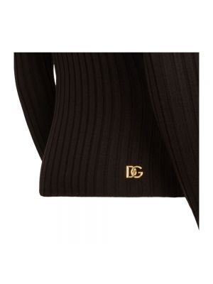 Jersey cuello alto con cuello alto Dolce & Gabbana negro