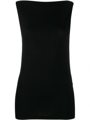 Top sin mangas Wolford negro