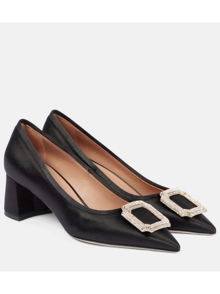 Satin pumps Malone Souliers svart