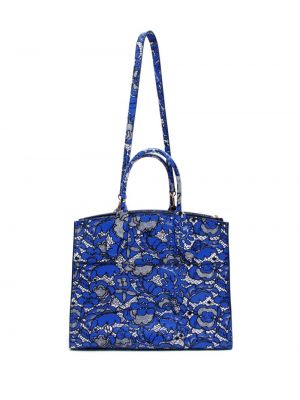 Spitzen geblümte shopper handtasche Louis Vuitton