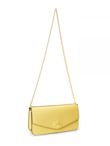 Чанта тип „портмоне“ Lauren Ralph Lauren жълто