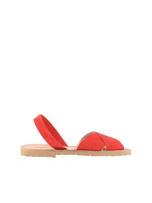 Sandalias de ante Minorquines rojo