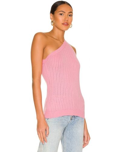 Camiseta sin mangas a rayas Stitches & Stripes rosa