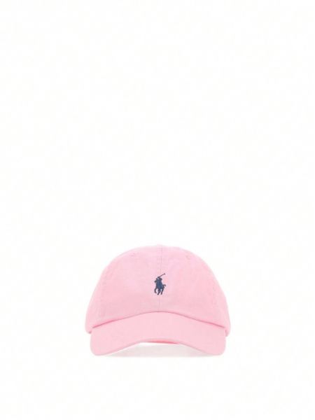 Шапка Polo Ralph Lauren розовая