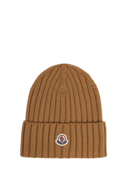 Mössa i ull Moncler beige