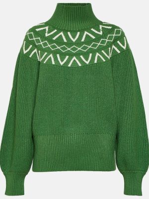 Džemperis ar augstu apkakli Varley zaļš