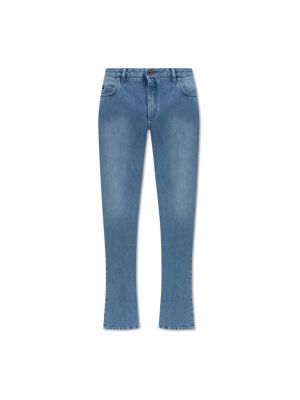 Jeans bootcut taille basse large Dolce & Gabbana bleu