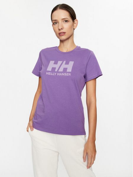 Фиолетовая футболка Helly Hansen