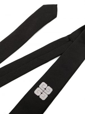 Hedvábná kravata Givenchy černá
