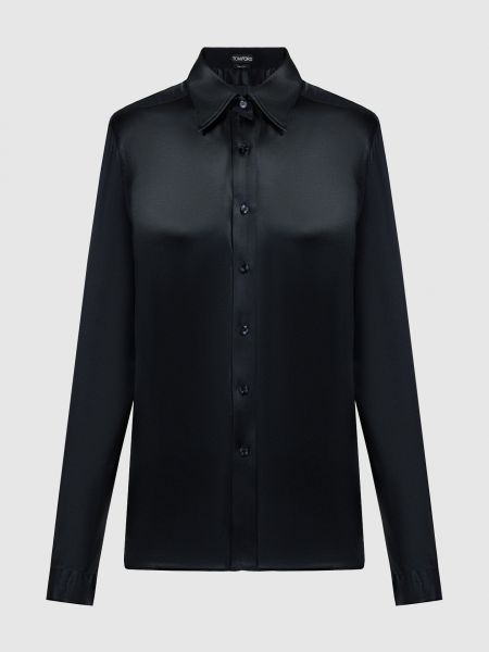 Шовкова блуза Tom Ford чорна