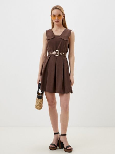 Платье Selisa коричневое