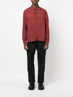 Košile na zip C.p. Company červená