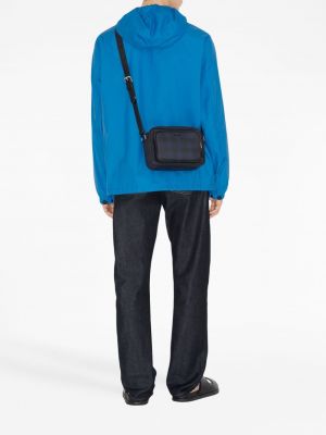 Kostkovaná taška Burberry modrá