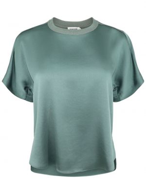 T-krekls ar apaļu kakla izgriezumu Simkhai zaļš