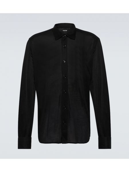 Camicia di seta Tom Ford nero