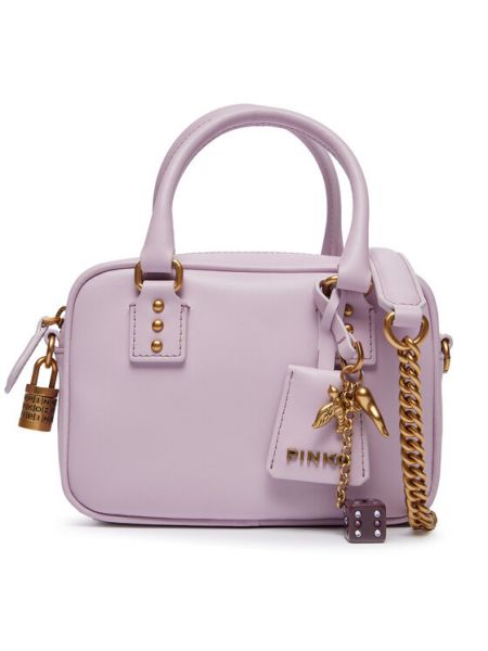 Bőr táska Pinko lila