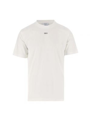 Koszulka z dżerseju Off-white biała